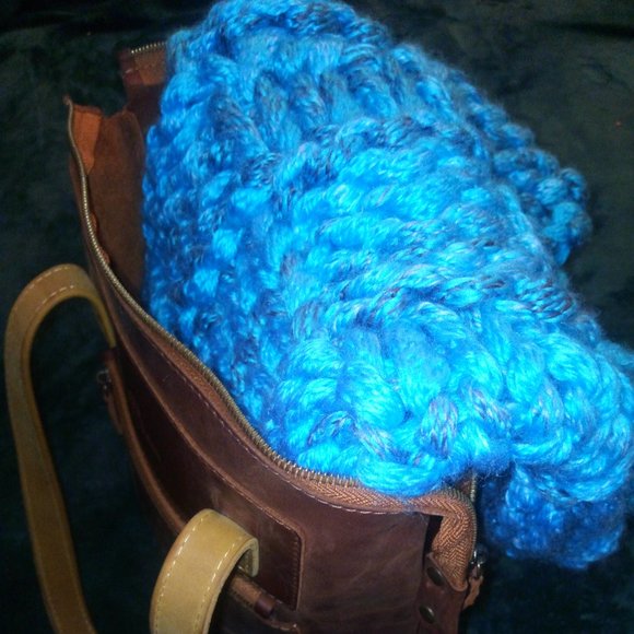 Babak Two Toned Square Leather Tote, Reddish Brown & Tan - Picture 13 of 15